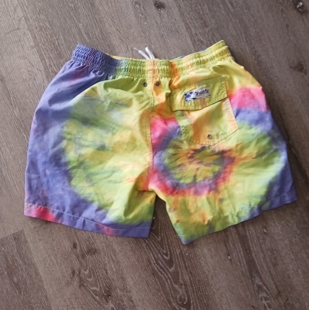 Surf & Swim Co. TRUNKS Tie Dye swim trunks board shorts XL